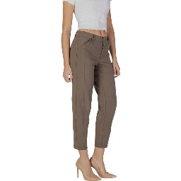 Brown Polyester Pant