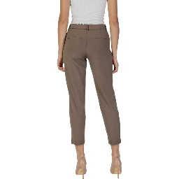 Brown Polyester Pant