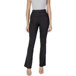 Black Viscose Skinny Pants