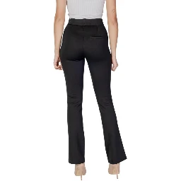 Black Viscose Skinny Pants