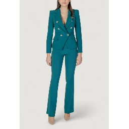 Black Polyester Blazer