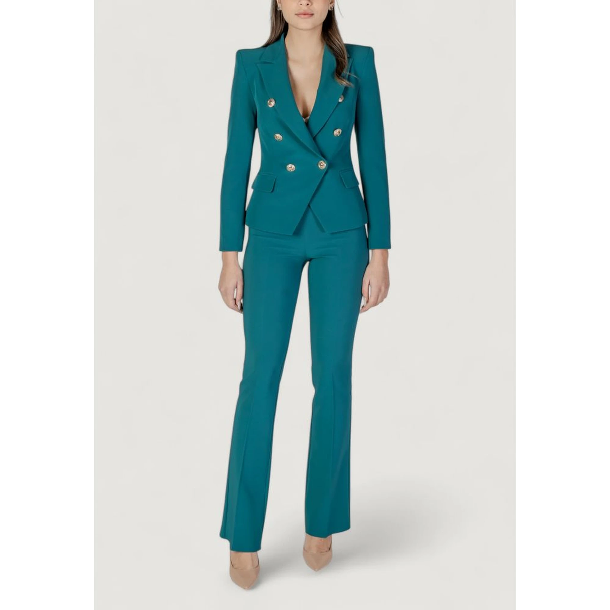 Black Polyester Blazer