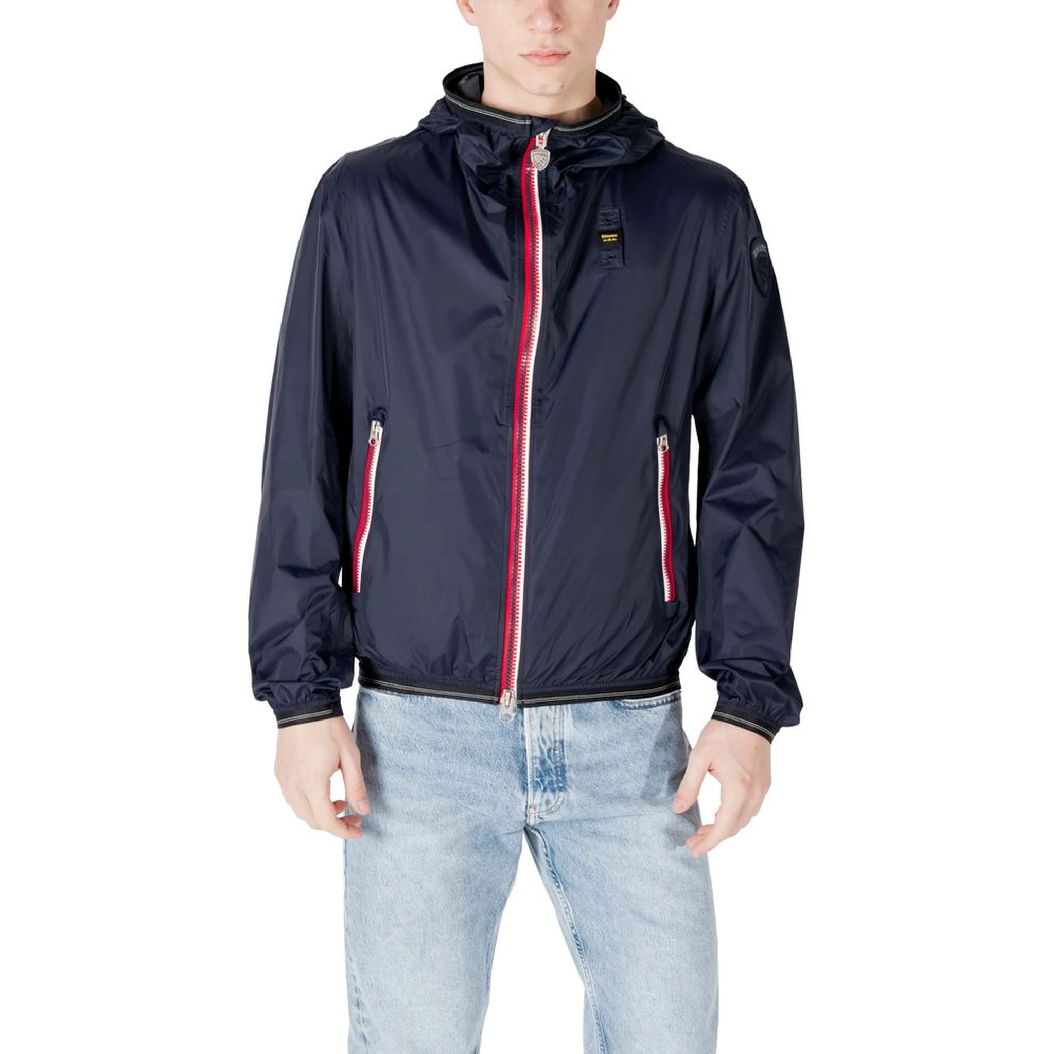Blue Polyamide Shell Jacket