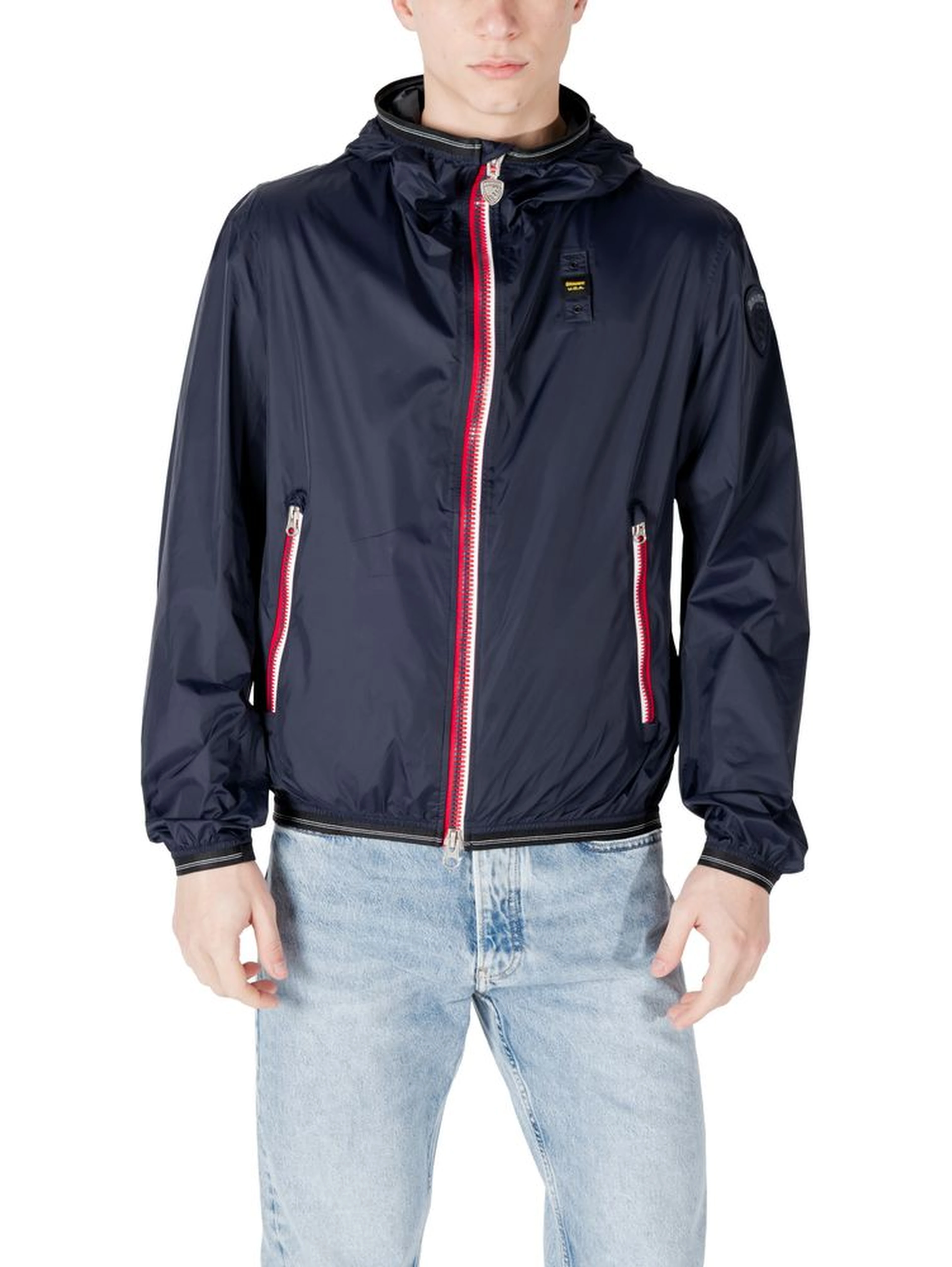 Blue Polyamide Shell Jacket