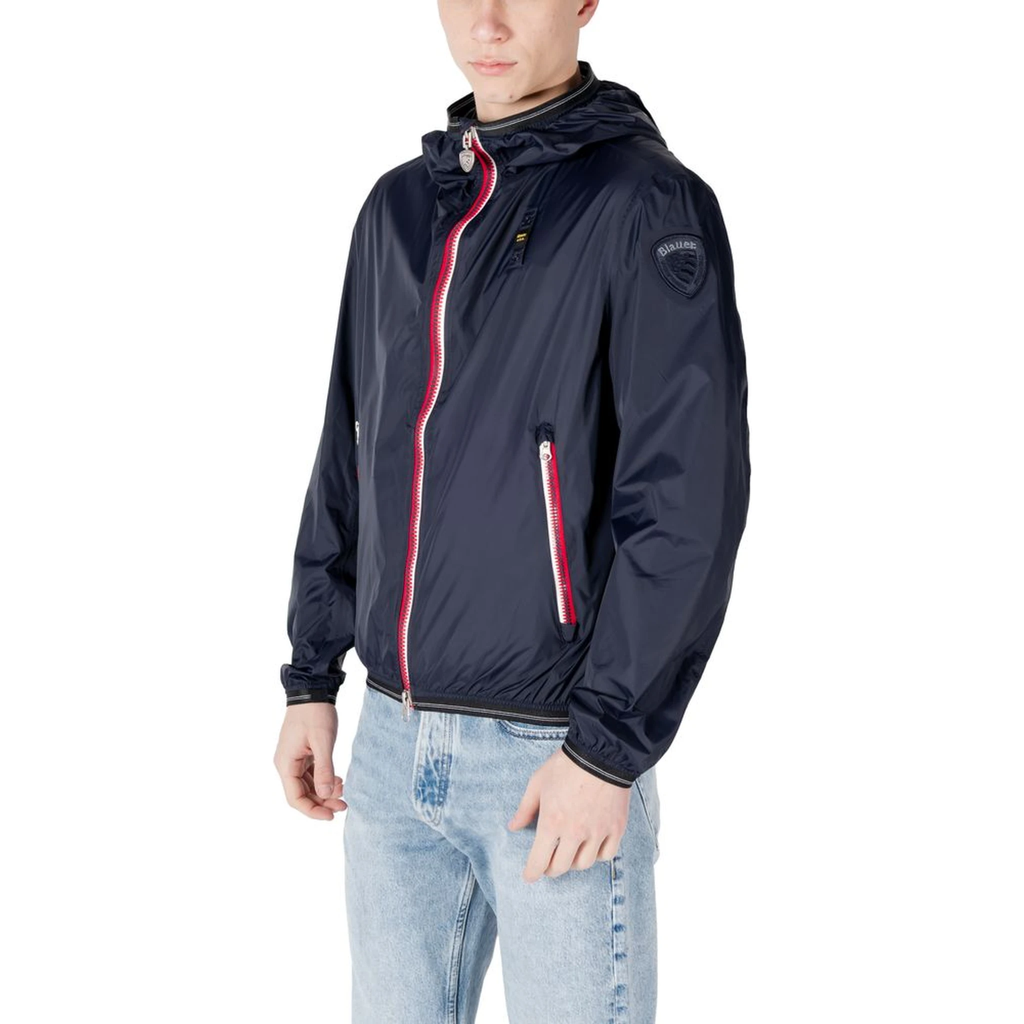 Blue Polyamide Shell Jacket