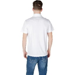 White Cotton Polo Shirt