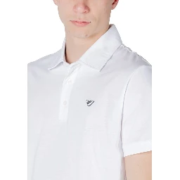 White Cotton Polo Shirt