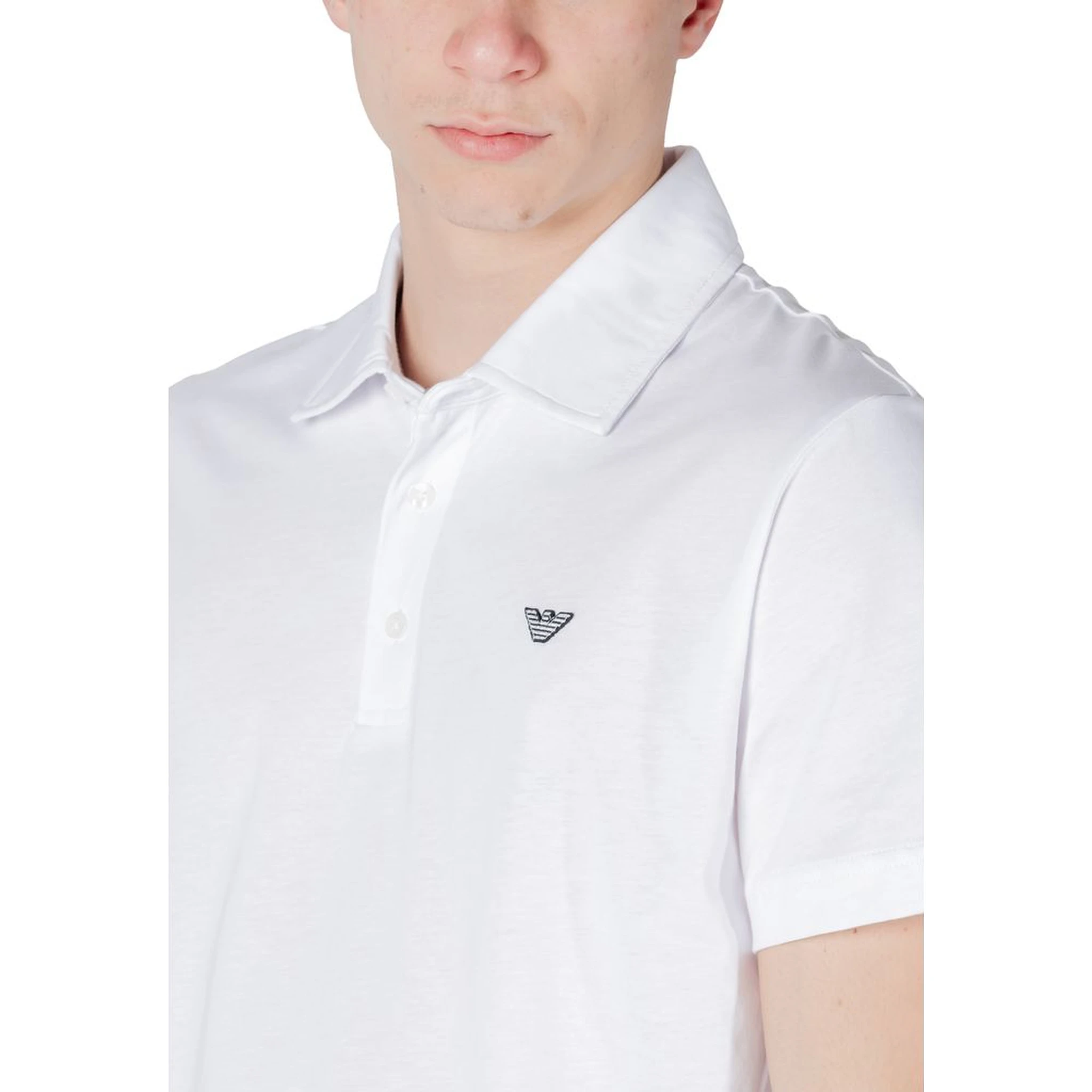 White Cotton Polo Shirt