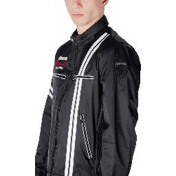 Black Polyamide Biker Jacket