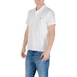 White Cotton Polo Shirt