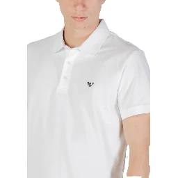 White Cotton Polo Shirt