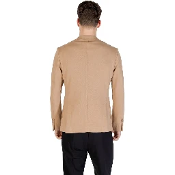 Beige Cotton Blazer