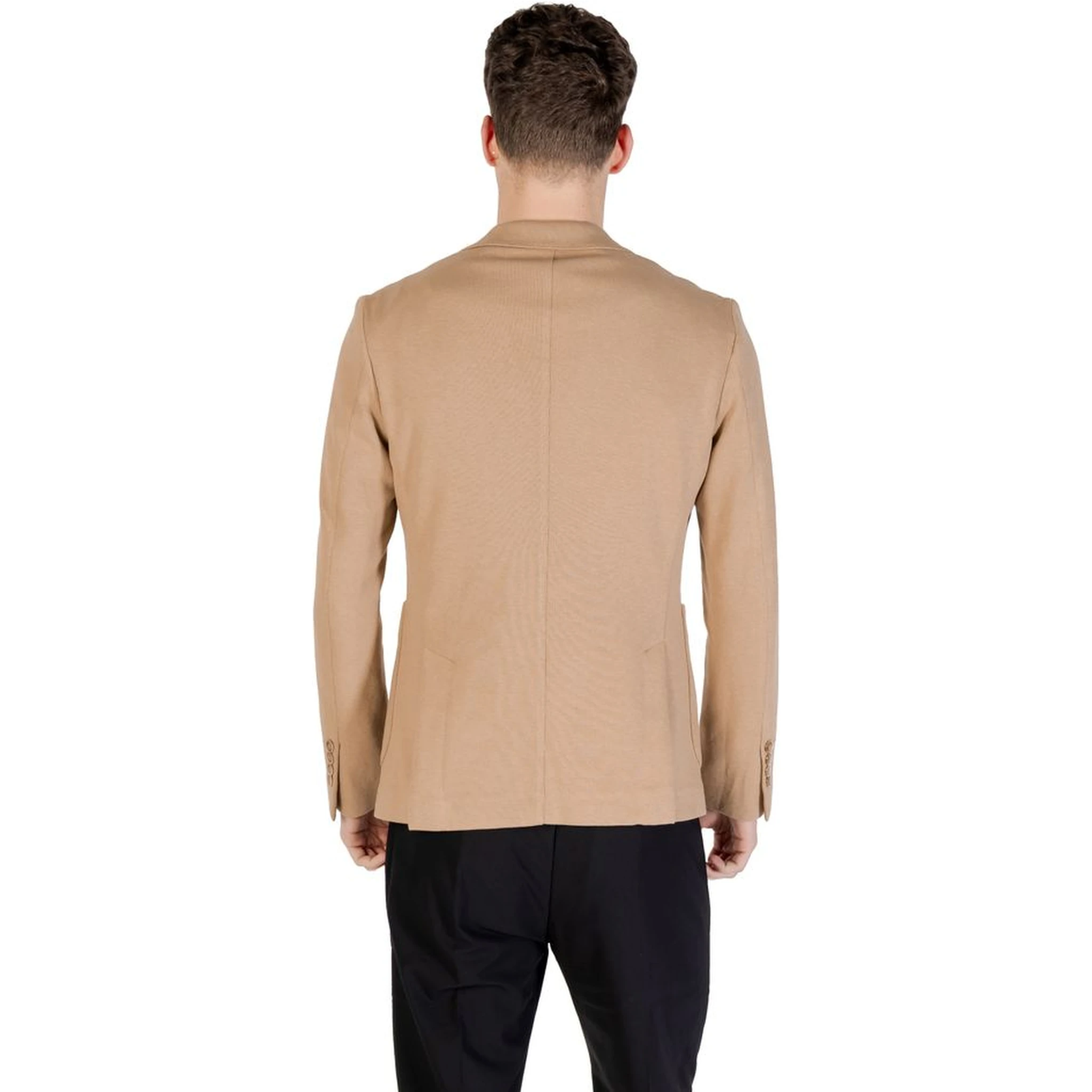 Beige Cotton Blazer