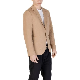 Beige Cotton Blazer
