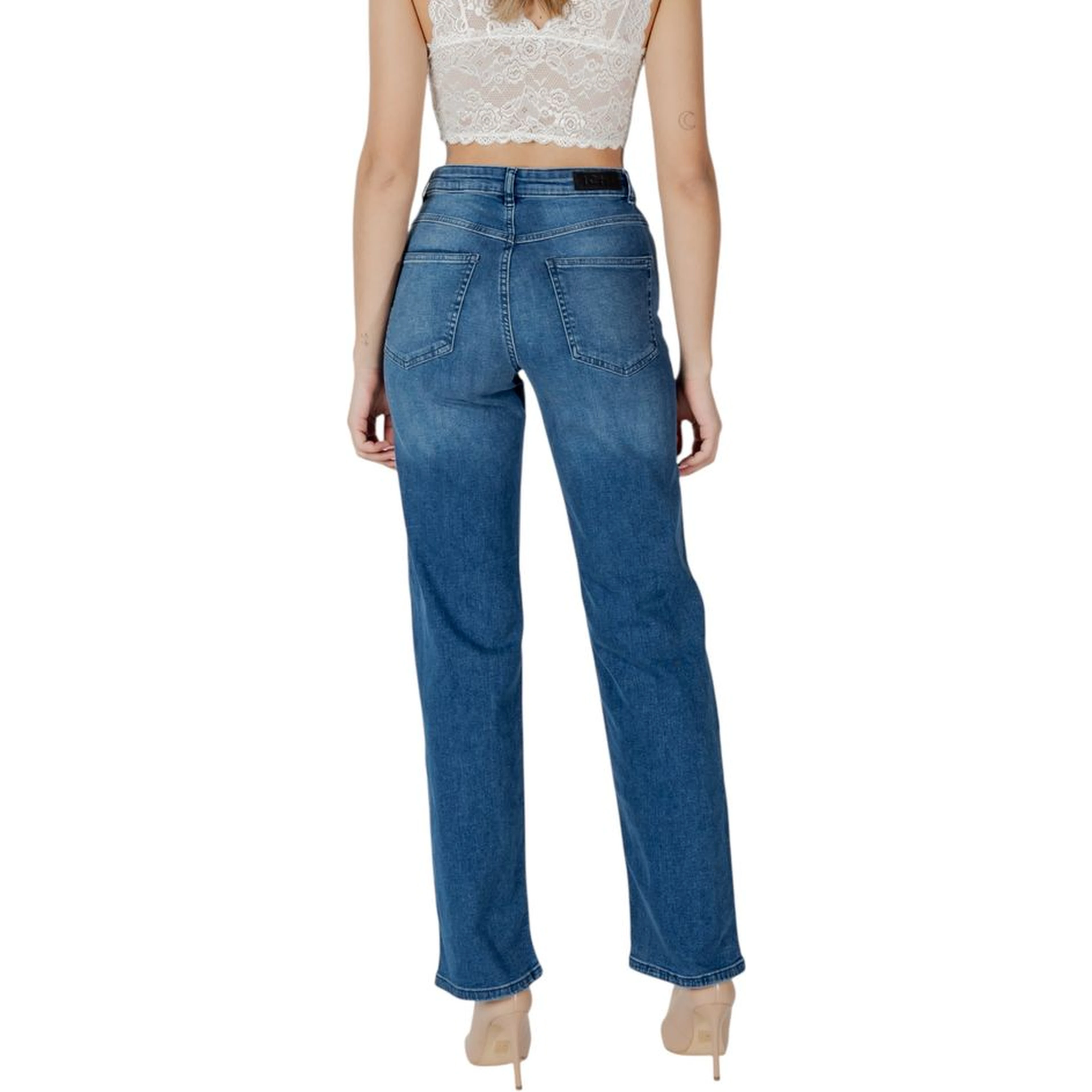Blue Cotton Relaxed Fit Jeans