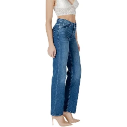 Blue Cotton Relaxed Fit Jeans