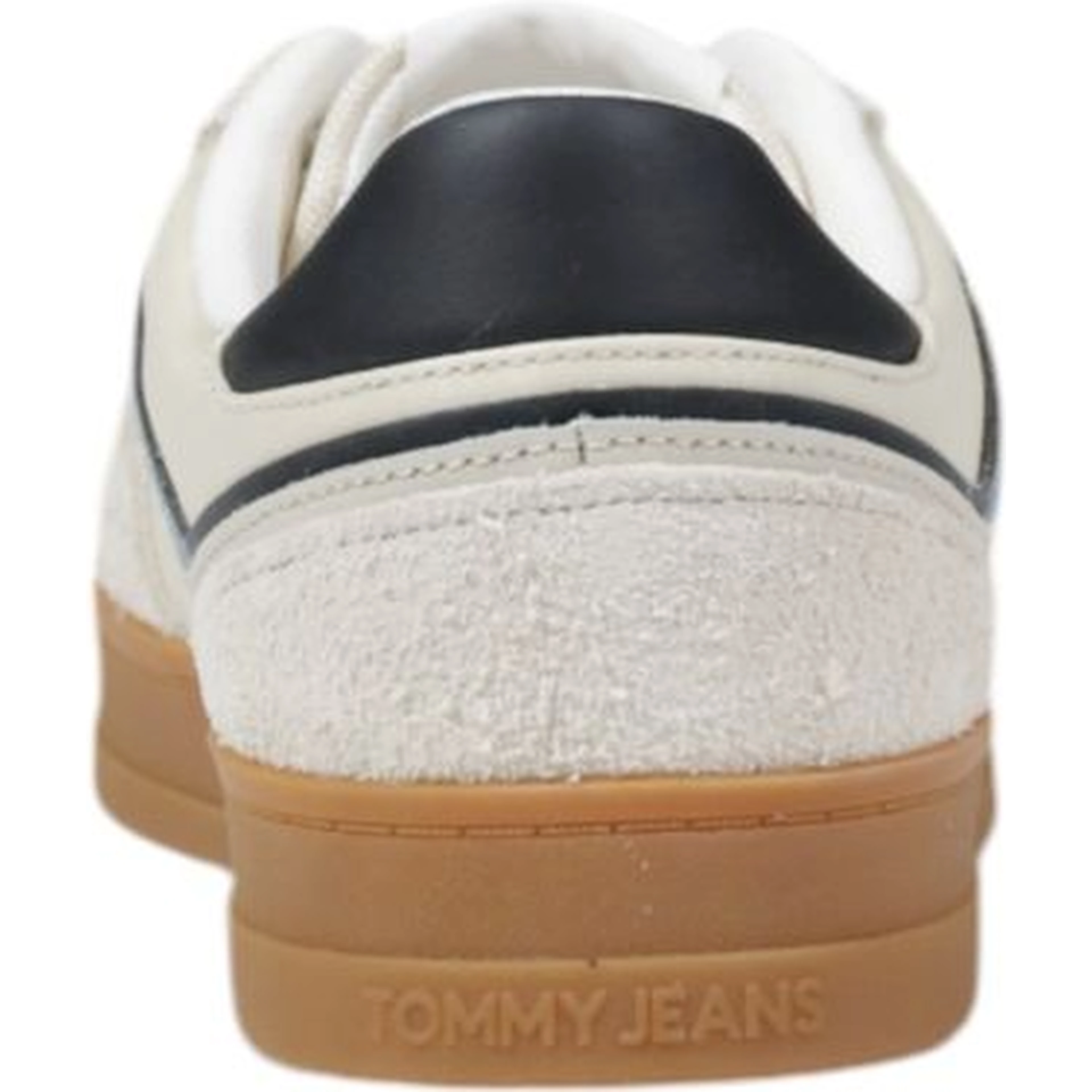 Cream Leather Low Top Sneakers
