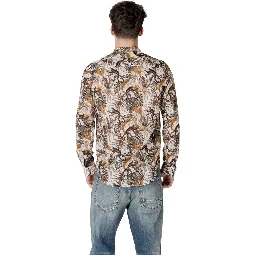 White Cotton Pattern Shirt