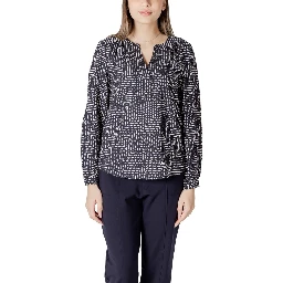 Blue Viscose Blouse