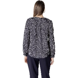 Blue Viscose Blouse