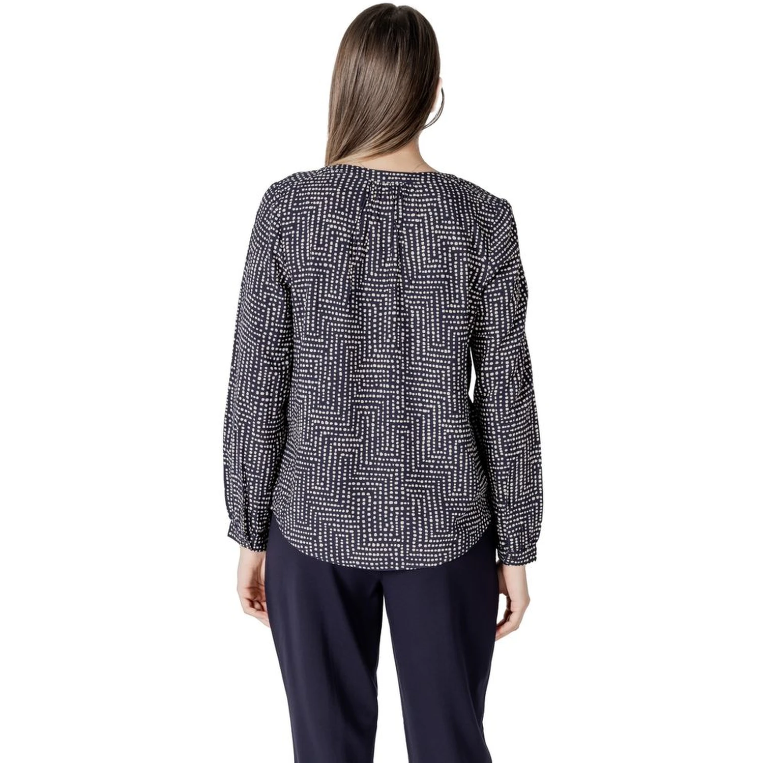 Blue Viscose Blouse