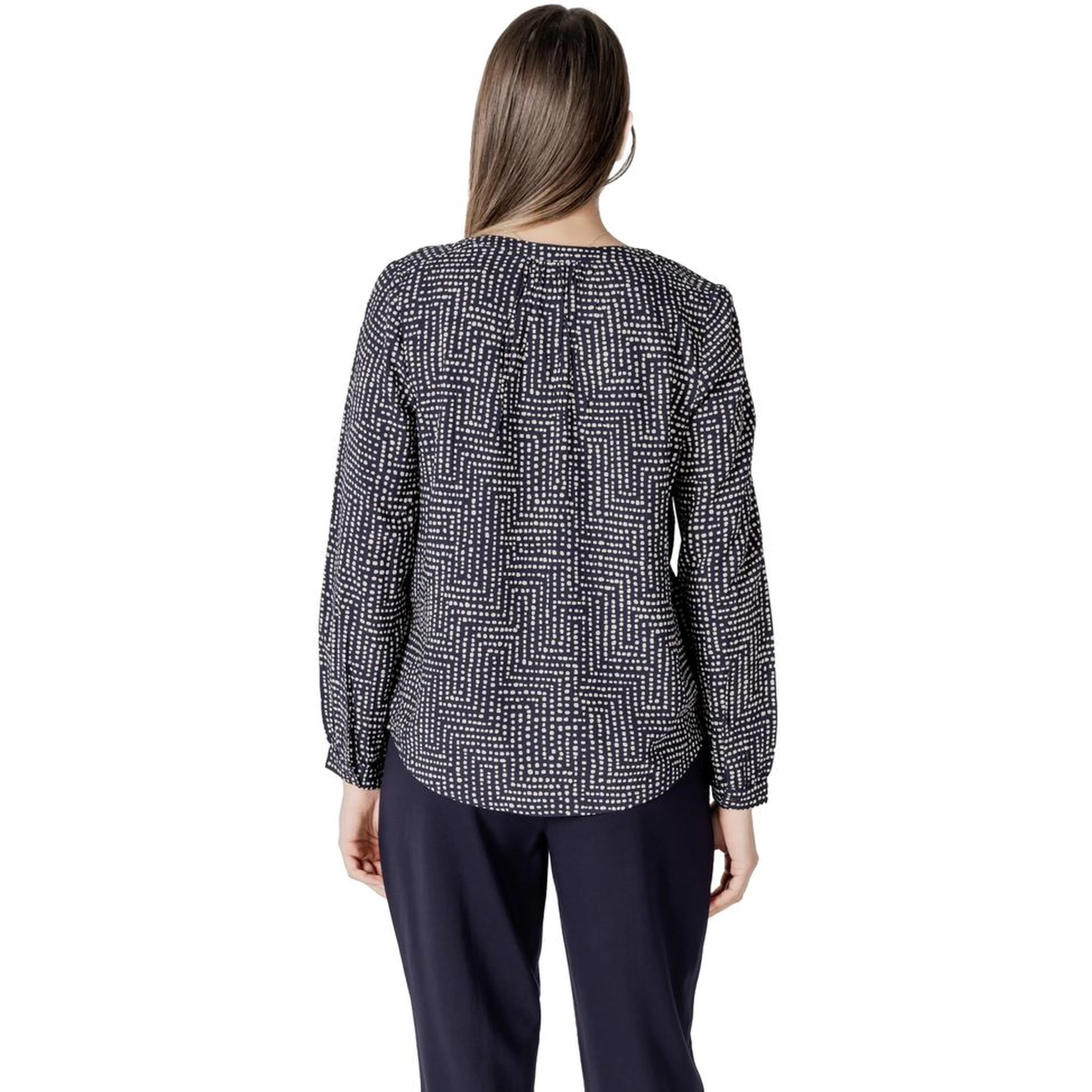 Blue Viscose Blouse
