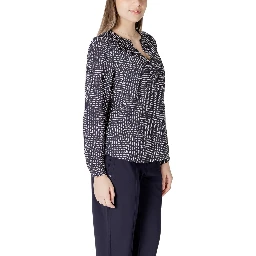 Blue Viscose Blouse