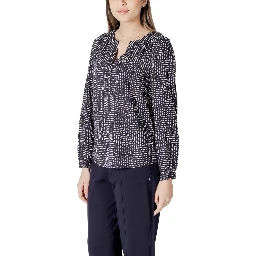 Blue Viscose Blouse