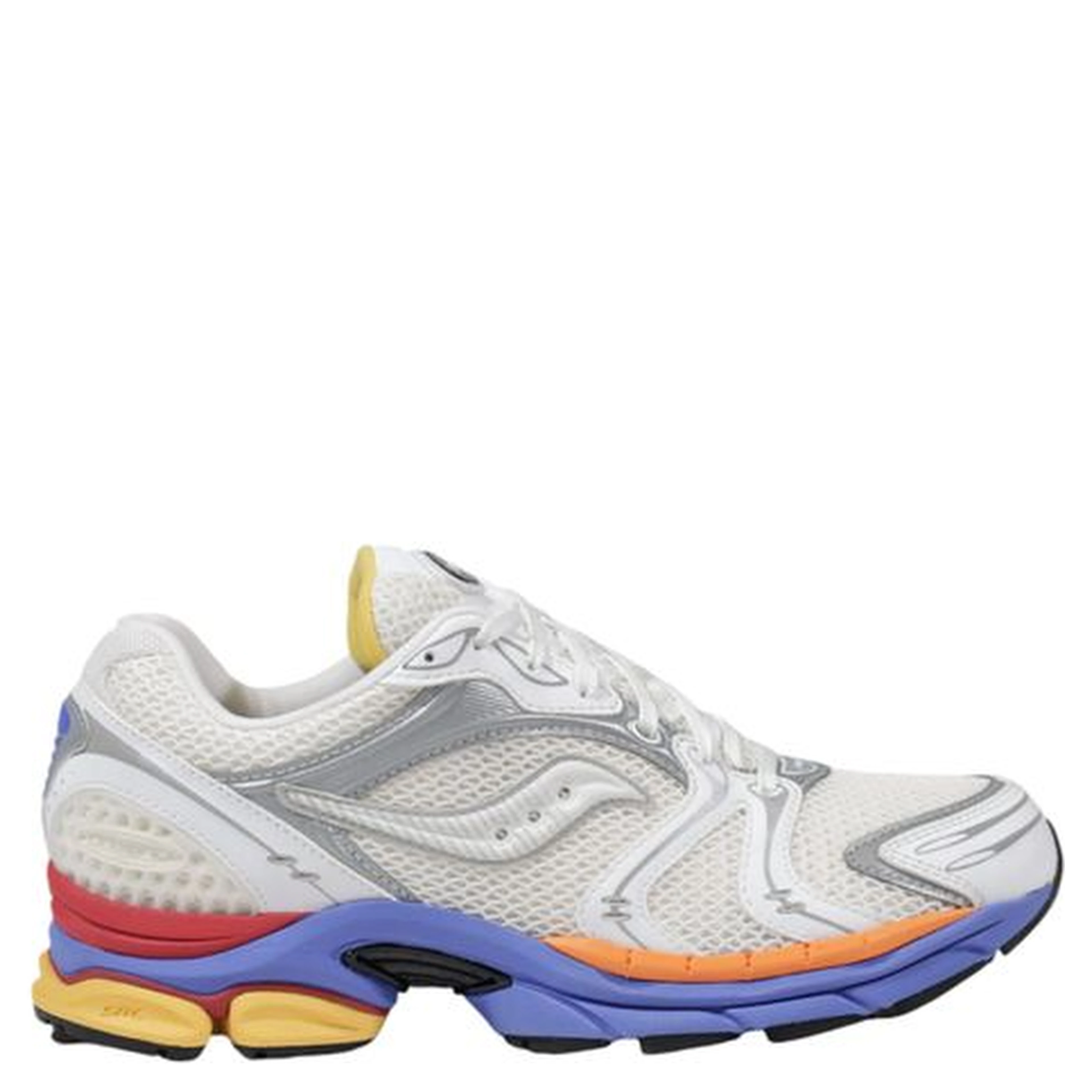 White Synthetic Sneaker