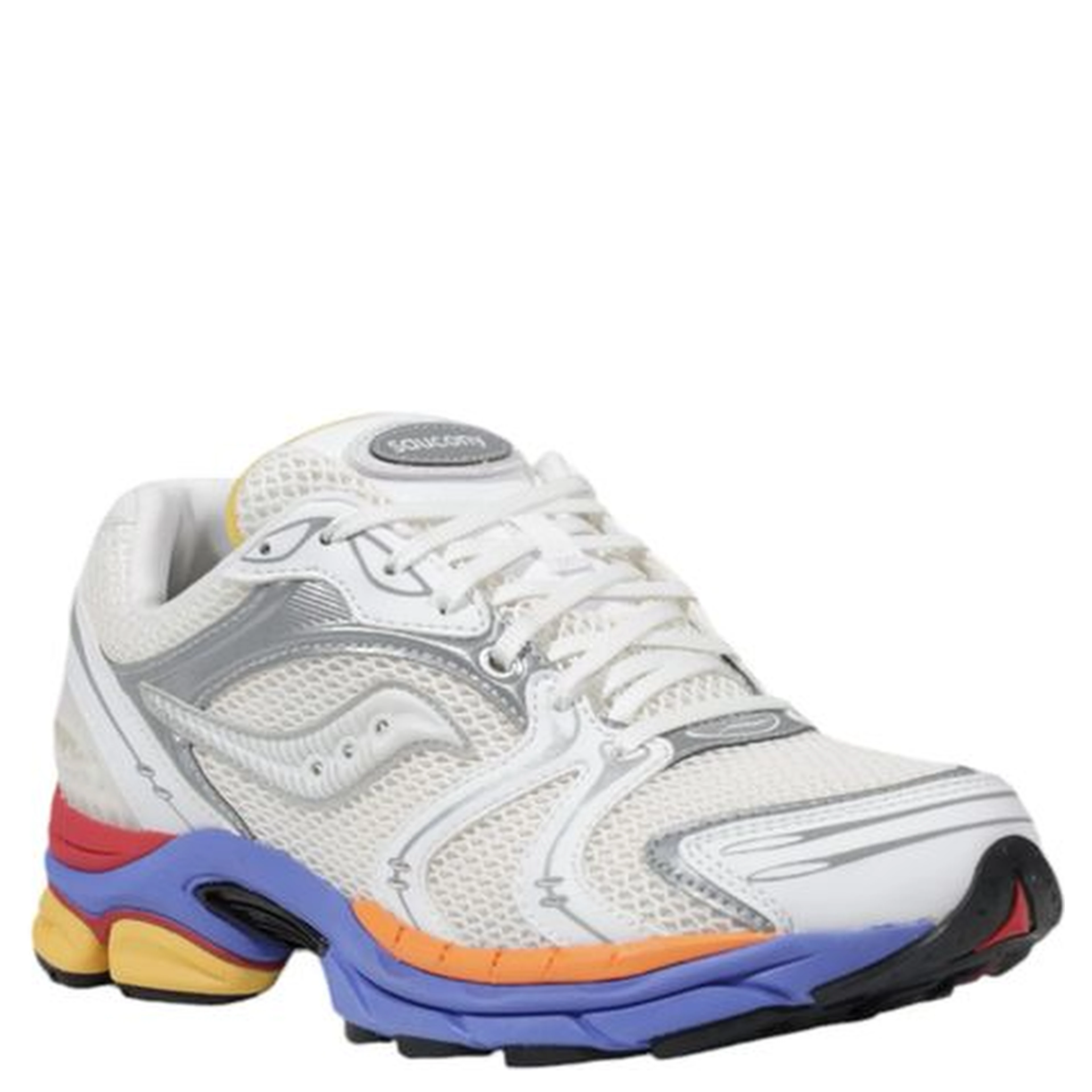 White Synthetic Sneaker