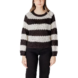 Black And White Marabou Sweatshirt