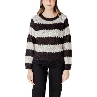Black And White Marabou Sweatshirt