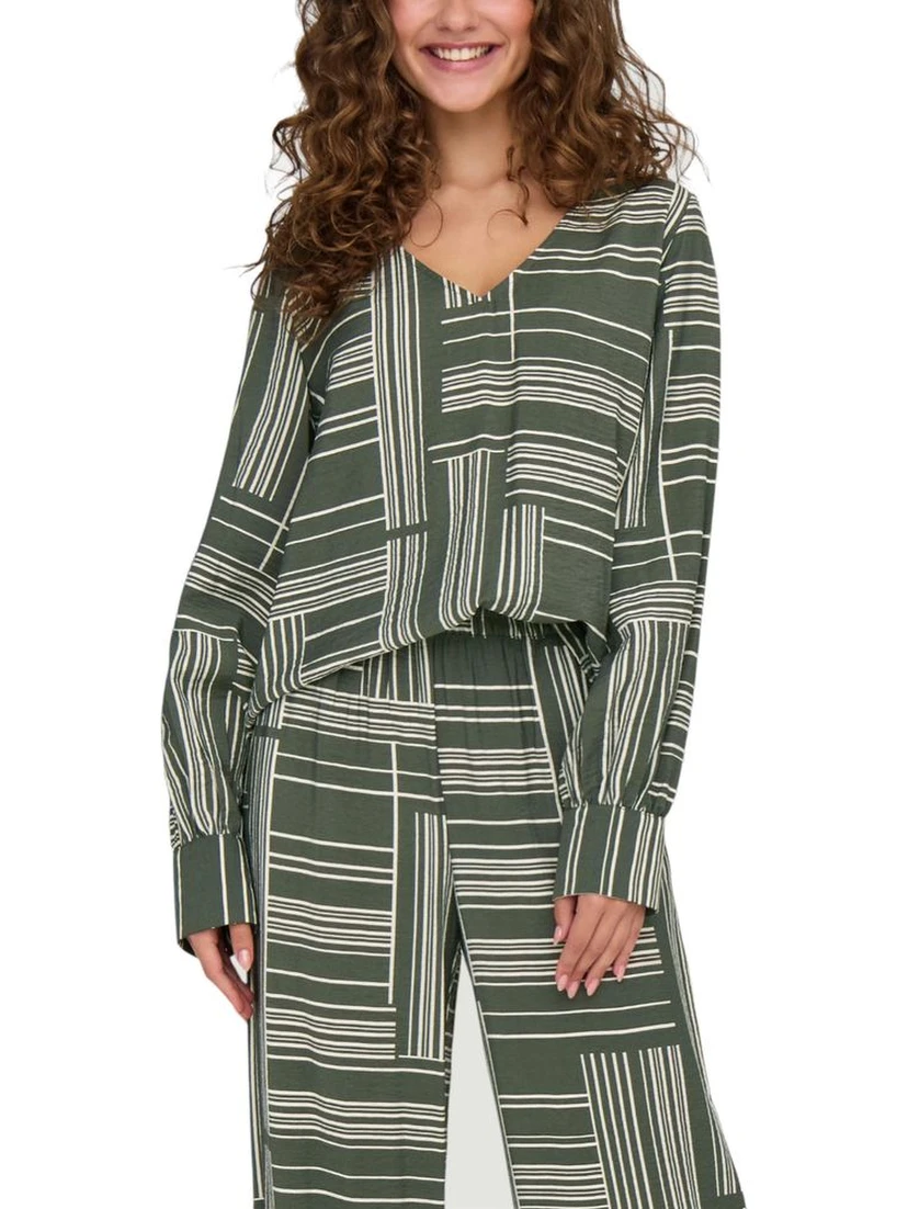 Green Viscose Blouse