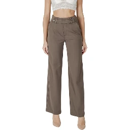 Brown Viscose Pant
