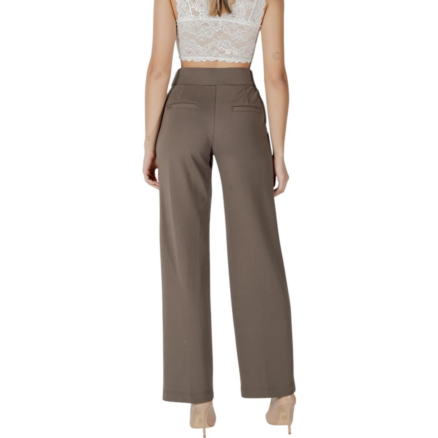 Brown Viscose Pant