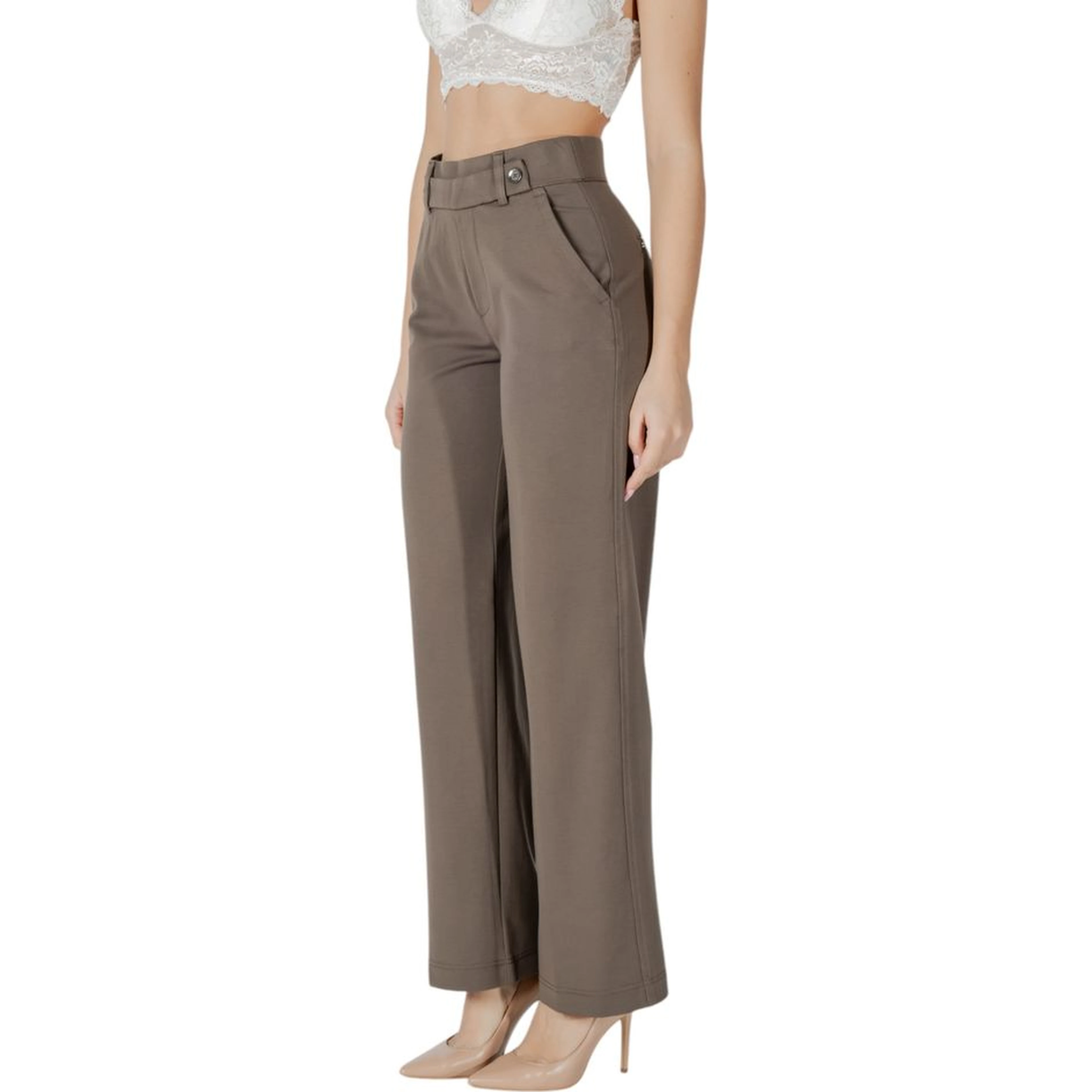 Brown Viscose Pant