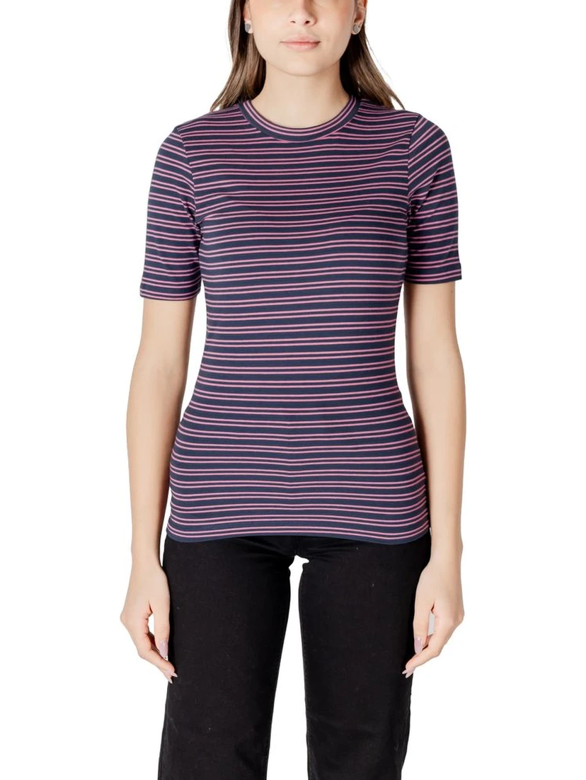 Bicolor Cotton T-Shirt