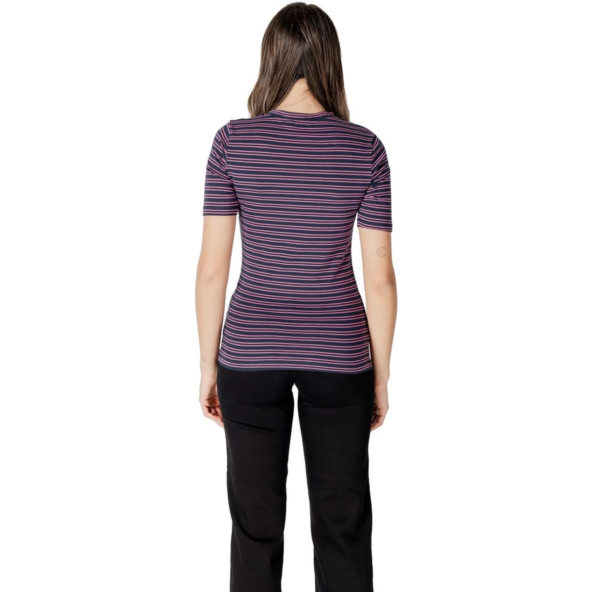 تيشيرت قطني ثنائي اللون