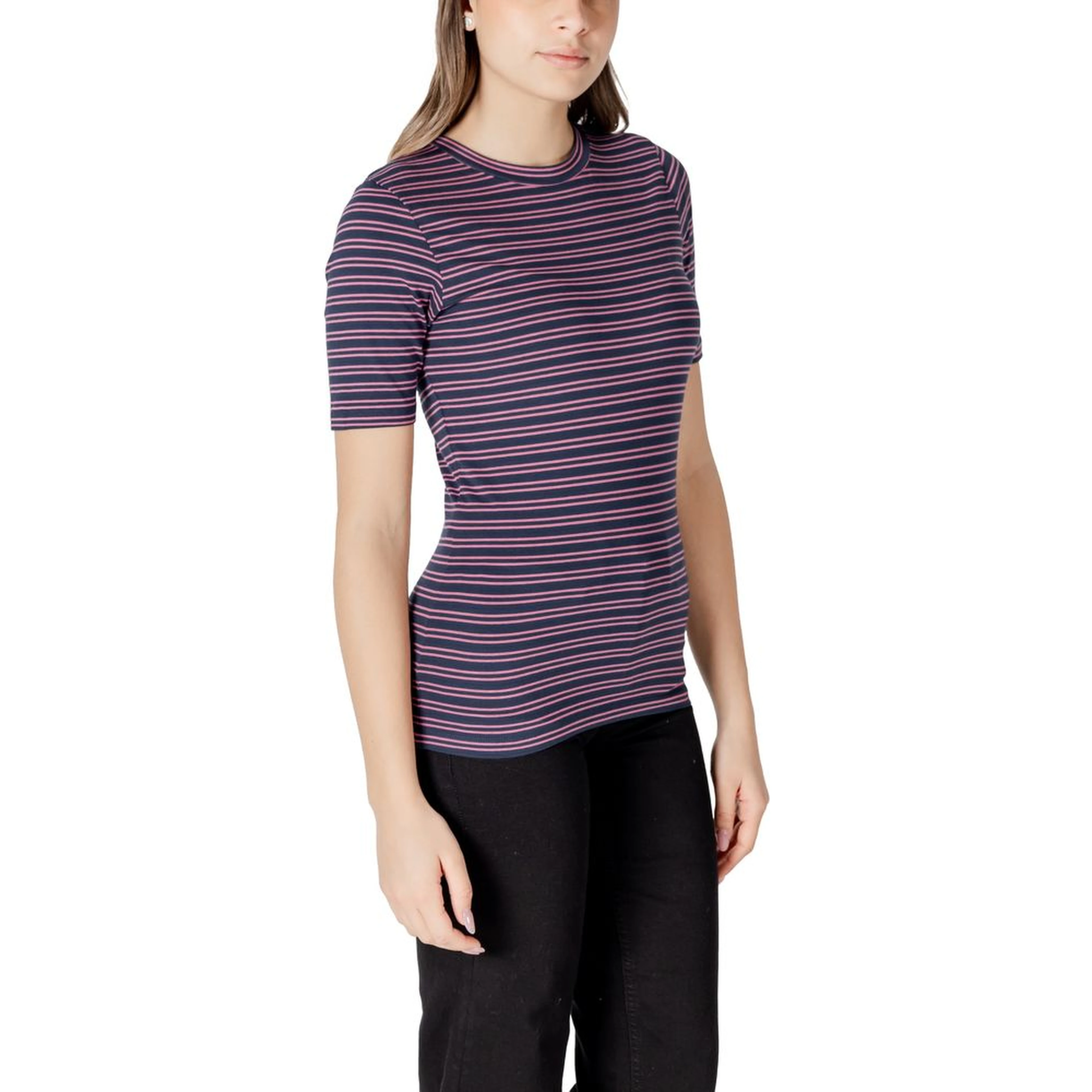 Bicolor Cotton T-Shirt