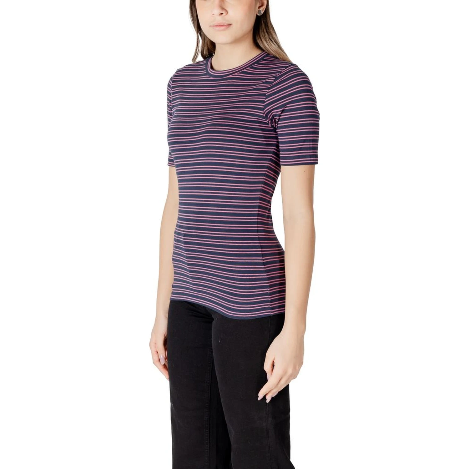 Bicolor Cotton T-Shirt