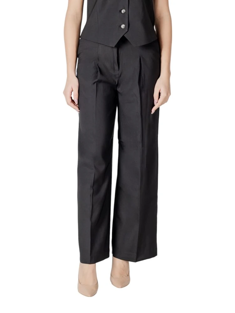 Black Polyester Pant