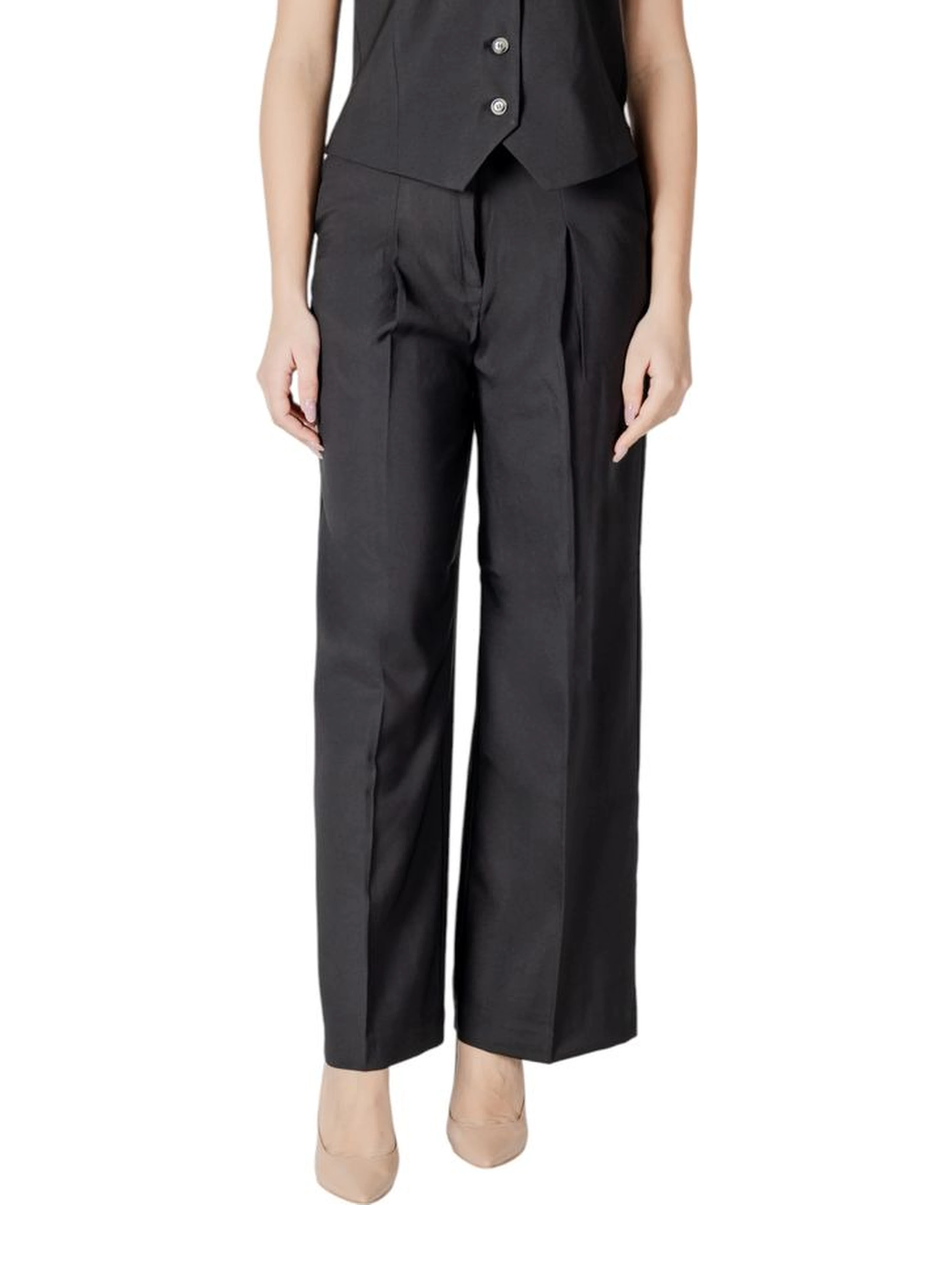 Black Polyester Pant