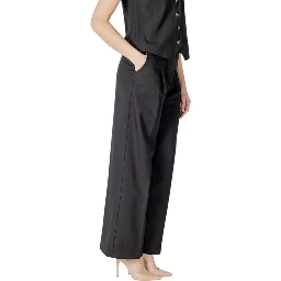 Black Polyester Pant