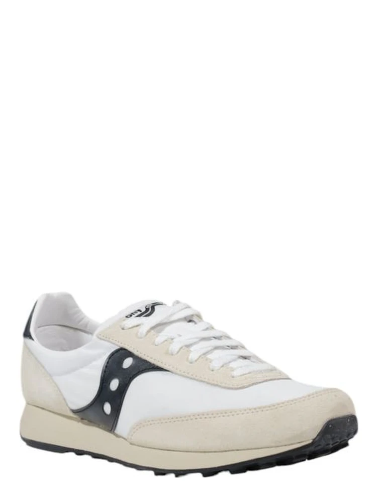 Black And White Leather Athletic Sneakers alternative