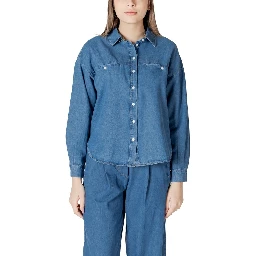 Blue Cotton Blouse