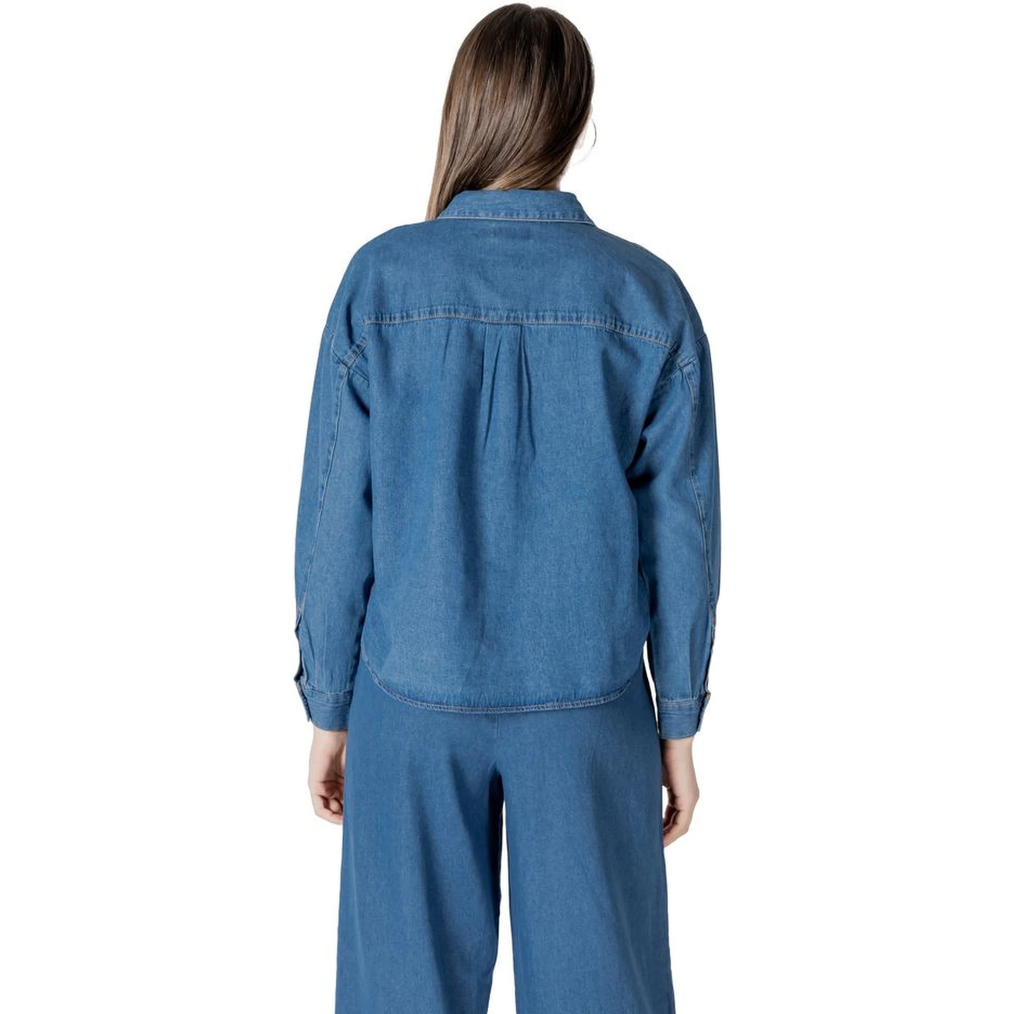 Blue Cotton Blouse