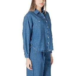 Blue Cotton Blouse
