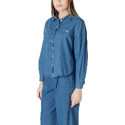 Blue Cotton Blouse
