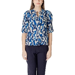 Blue Viscose Blouse