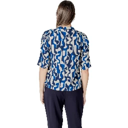 Blue Viscose Blouse